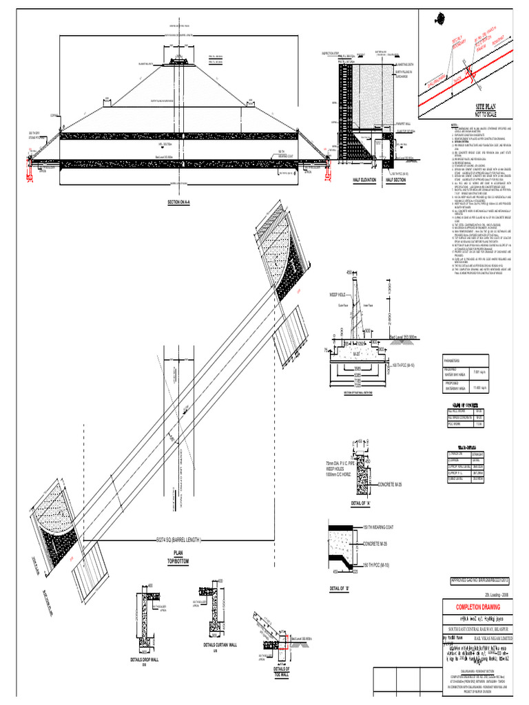 Comp. Br. No. 290 at Ch. 60440 RCC Box (Final) - Model | PDF | Concrete ...