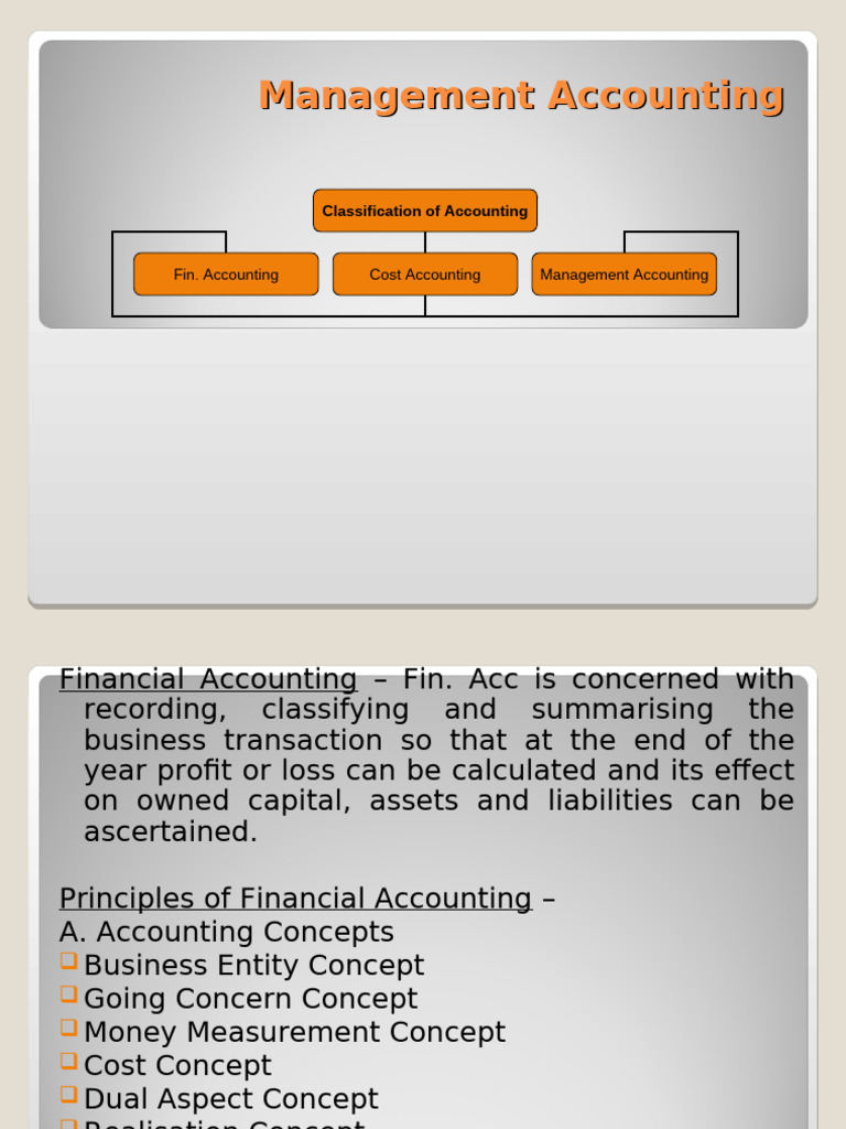 Management Accounting Overview | PDF | Management Accounting ...