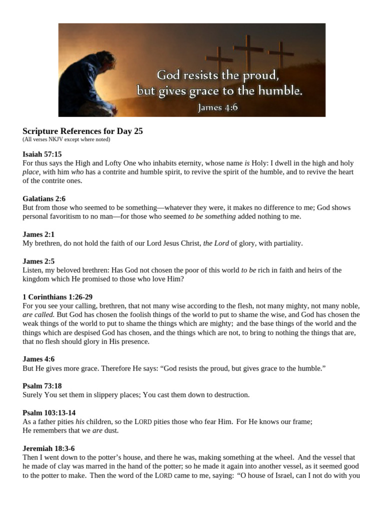 Day 25 Scripture References Guide | PDF