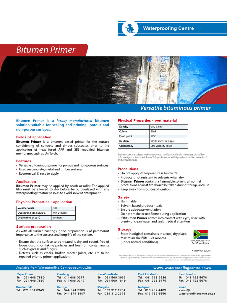 Bitumen Primer - v001 | PDF | Materials | Industrial Processes