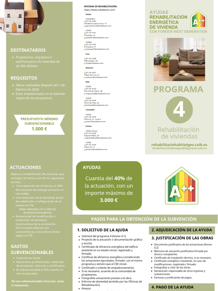 Cast Triptico Programa 4 | PDF | Economía de recursos | Energía sostenible