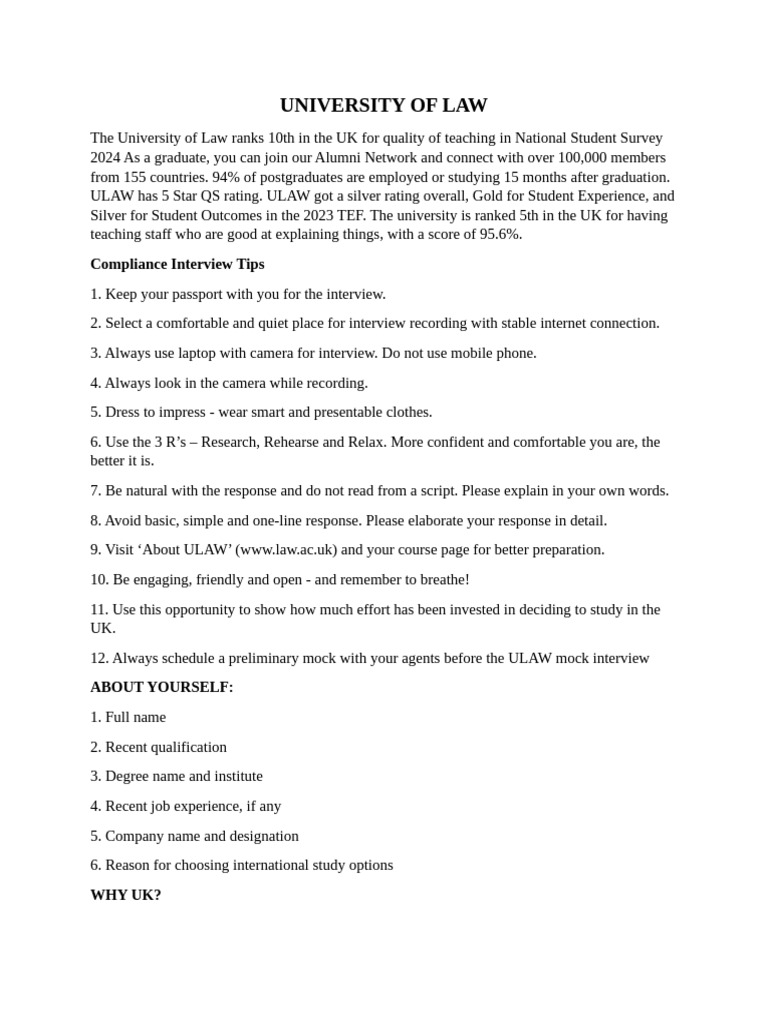 University of Law | PDF
