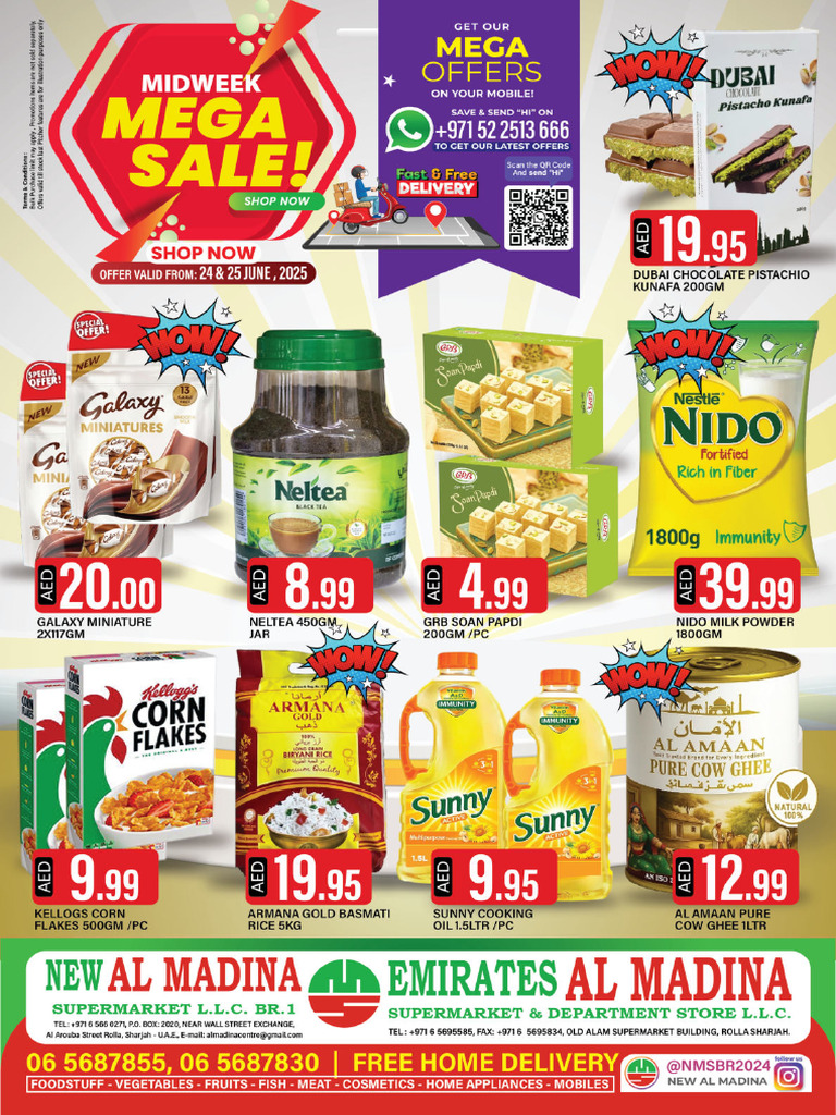 MidWeek Offer (June 24-25) New Al Madina | PDF