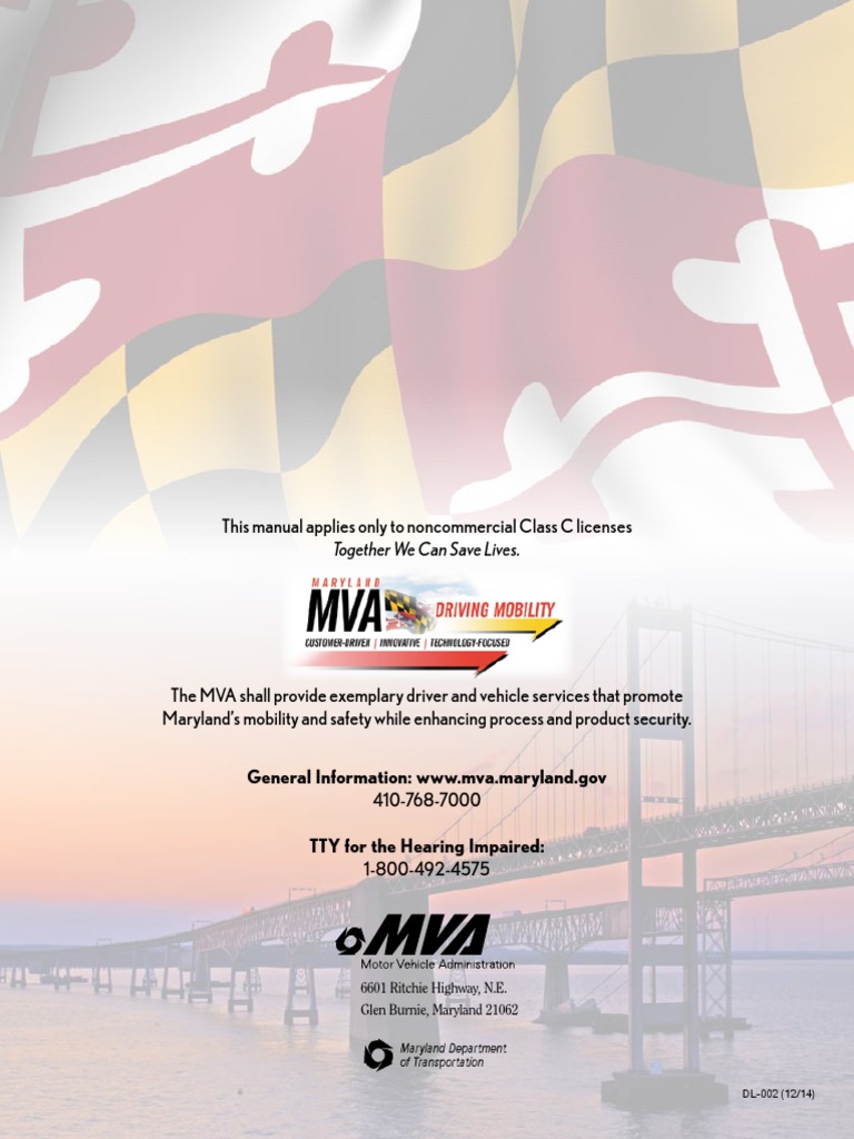 Maryland Drivers Manual Maryland Drivers Handbook Pedestrian