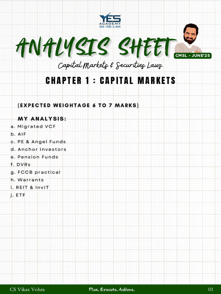 CMSL Analysis Sheet June 2025 CS Vikas Vohra, YES Academy | PDF