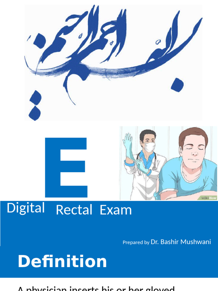 Pediatric Digital Rectal Exam Guide | PDF | Rectum | Hemorrhoid