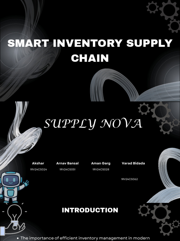 Smart Inventory Management System | PDF | Internet Of Things | Inventory