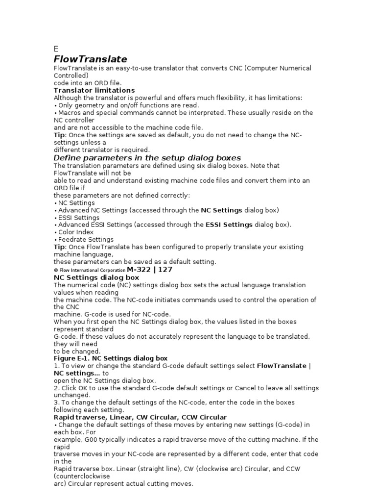 Gcood Flow | PDF | Numerical Control | Bracket