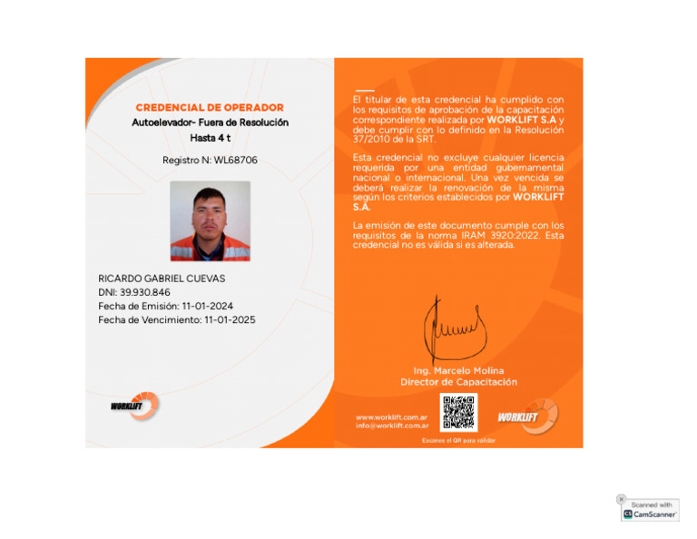 Credential - Simple - WL68706 Cuevas | PDF