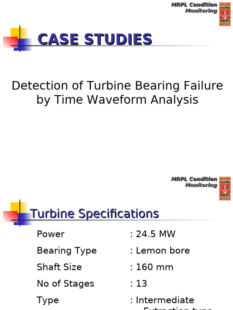 CASE STUDY-turbine Bearing-1 For Industries | PDF | Turbine | Bearing ...
