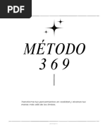 Guía del Método 369 para Manifestar | PDF