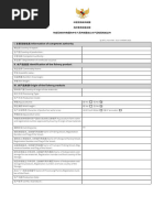 FSSAI End Use Declaration Template | PDF