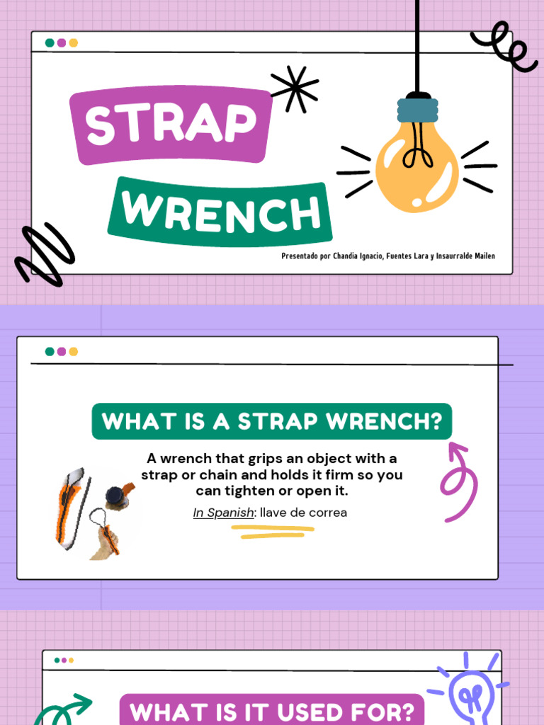 Strap Wrench Overview in English | PDF