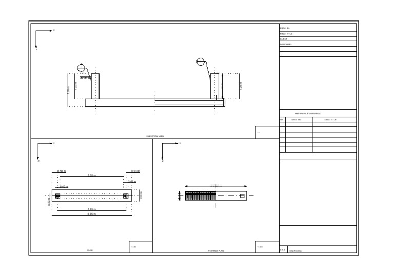 Footing 04 H Frame-Model 04 | PDF