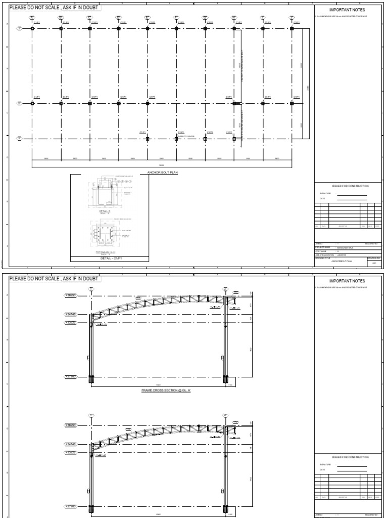 Tekla Structures Construction Drawings | PDF
