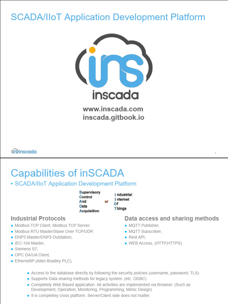 Introduction To InSCADA Ver3 Wo Gas | PDF | Databases | Java Script