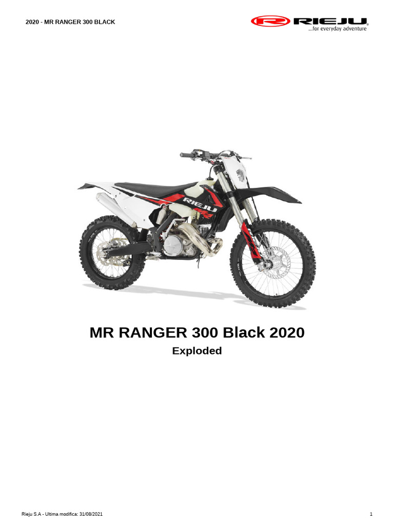 MR Ranger 300 Black: Repuestos y Accesorios | PDF | Tornillo | Máquinas