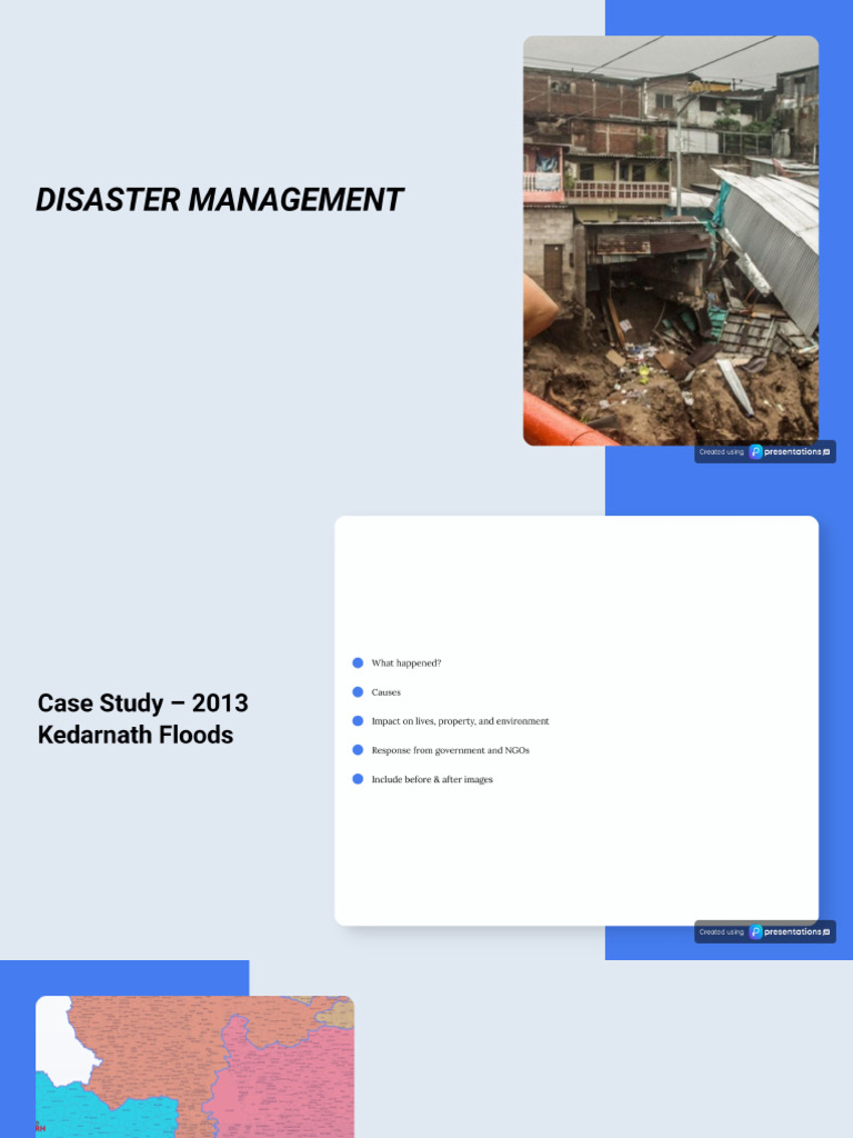 Disaster Management - A Social Science Inter-Disciplinary Project HDBC ...