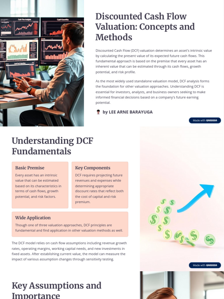 DCF Valuation: Key Concepts and Applications | PDF | Discounted Cash ...