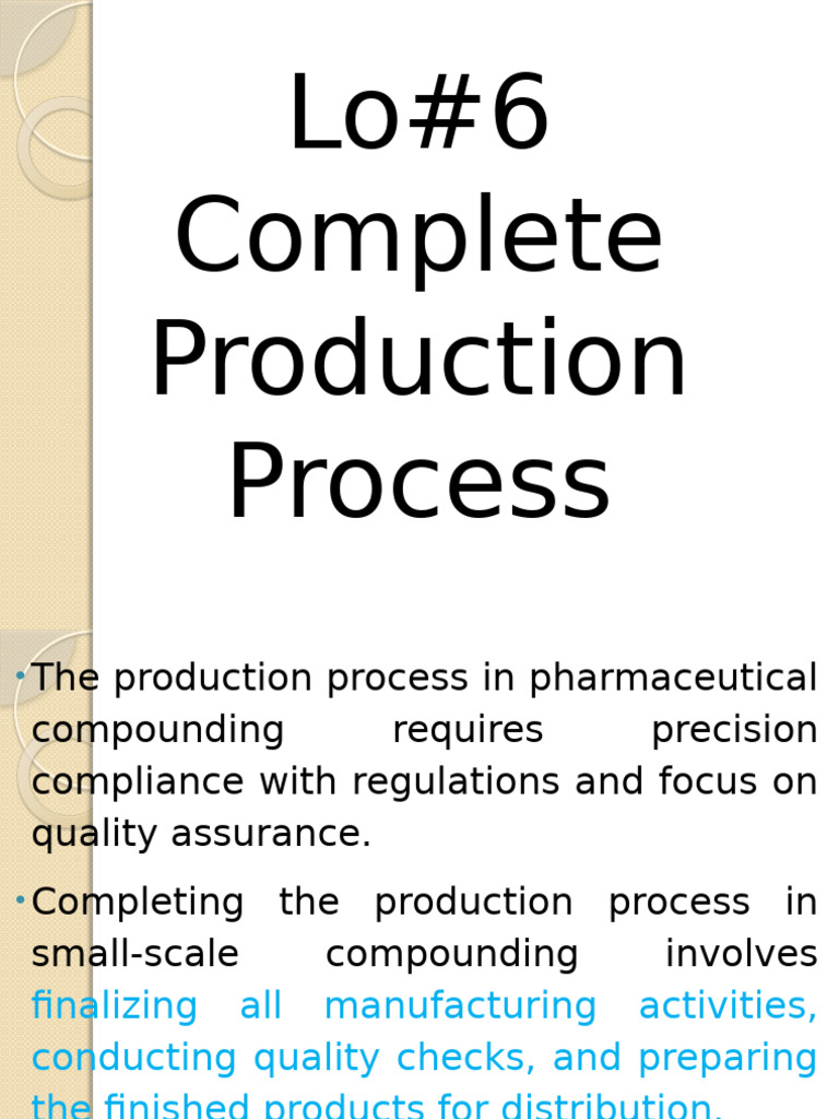 Pharmaceutical Compounding Process Guide | PDF | Quarantine