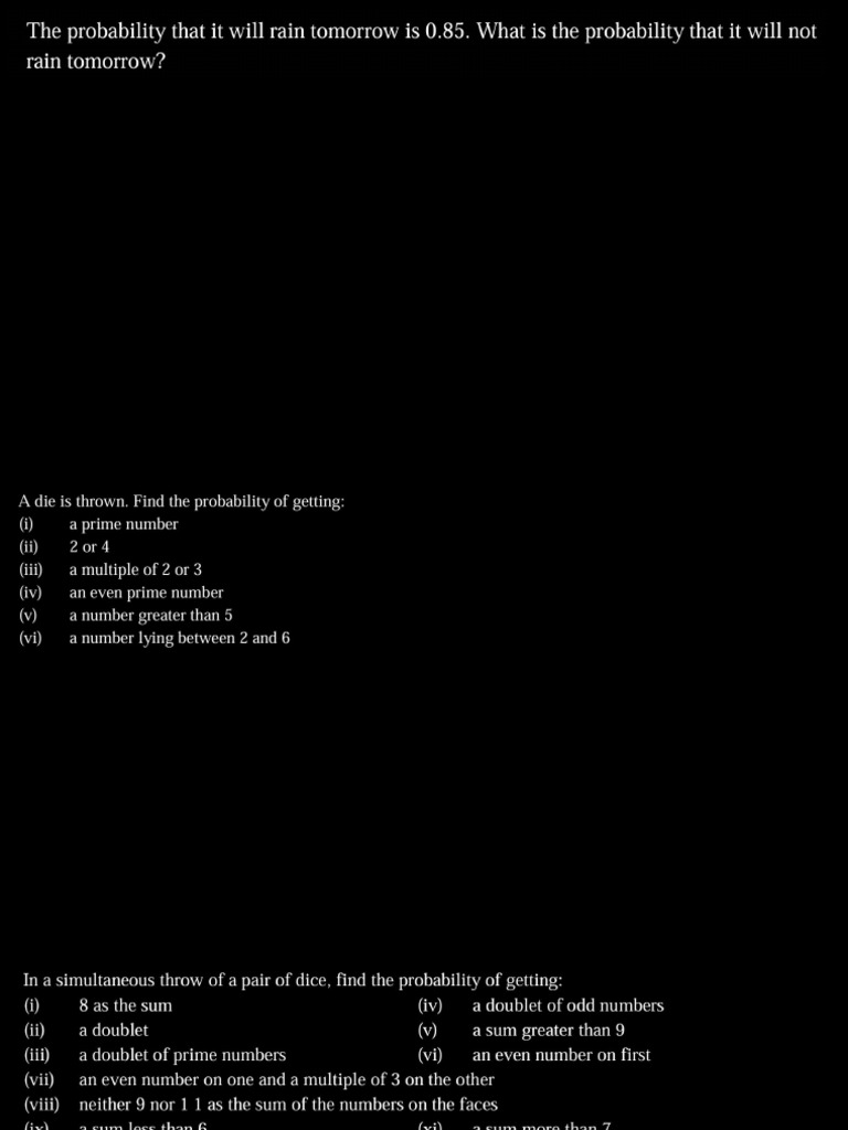 PROBABILITY TEXTBOOK PDF CLASS 10 visual data 6