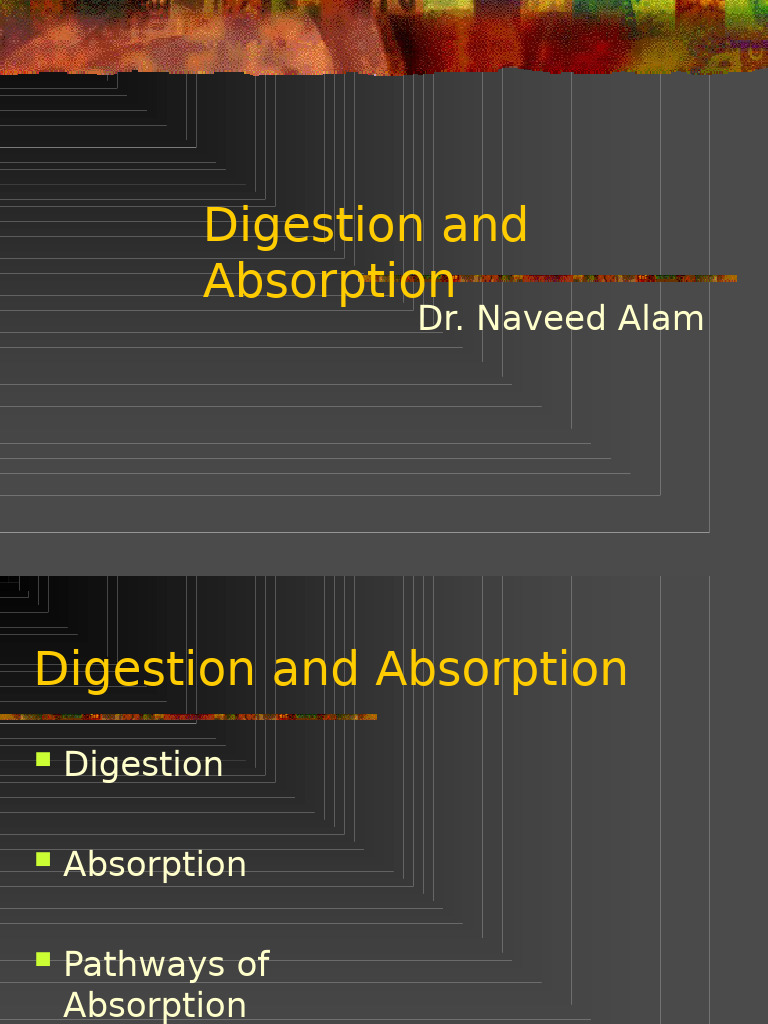 8.digestion and Absorption | PDF