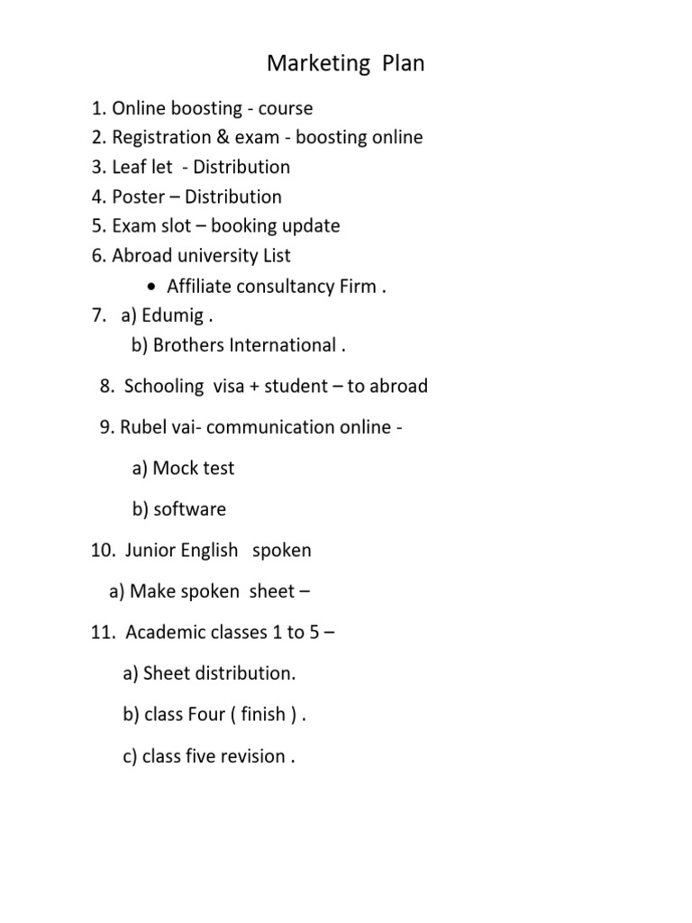 Comprehensive Marketing Plan Overview | PDF