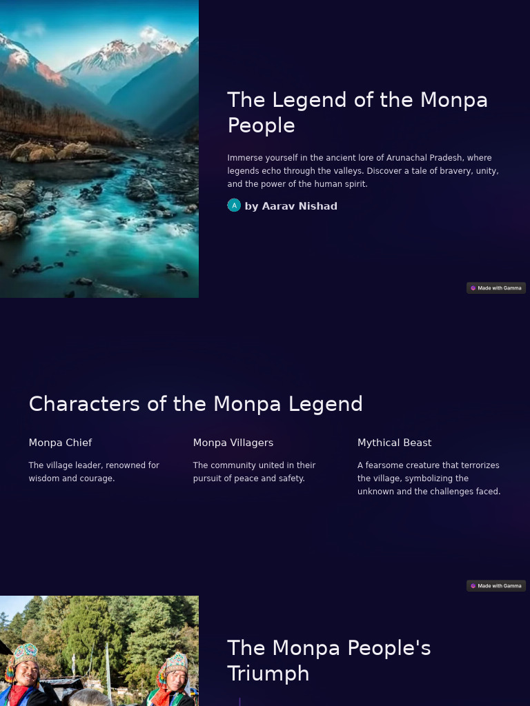 The Legend of The Monpa People | PDF
