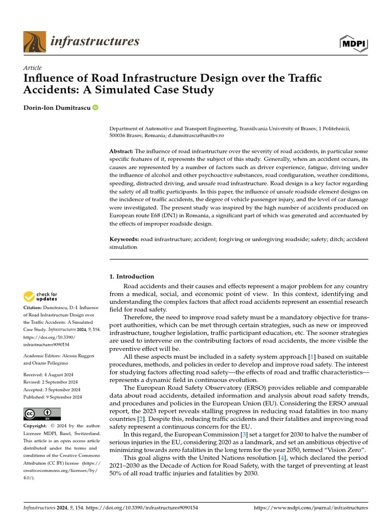Road Design Impact on Traffic Accidents | PDF | Traffic Collision ...
