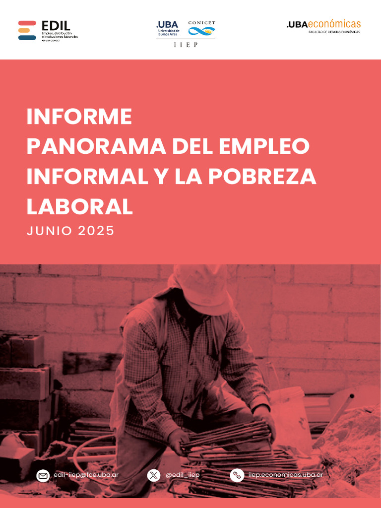 Empleo Informal y Pobreza Laboral en 2025 | PDF | Empleo | Pobreza