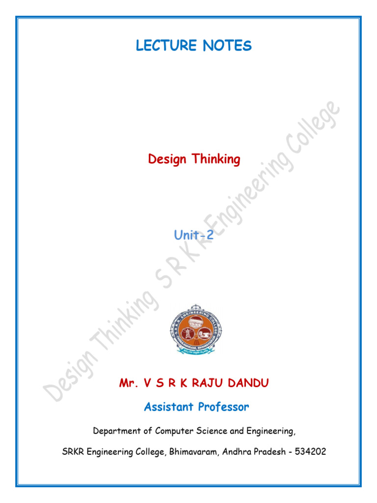 Design Thinking Process Overview | PDF | Design Thinking | Prototype