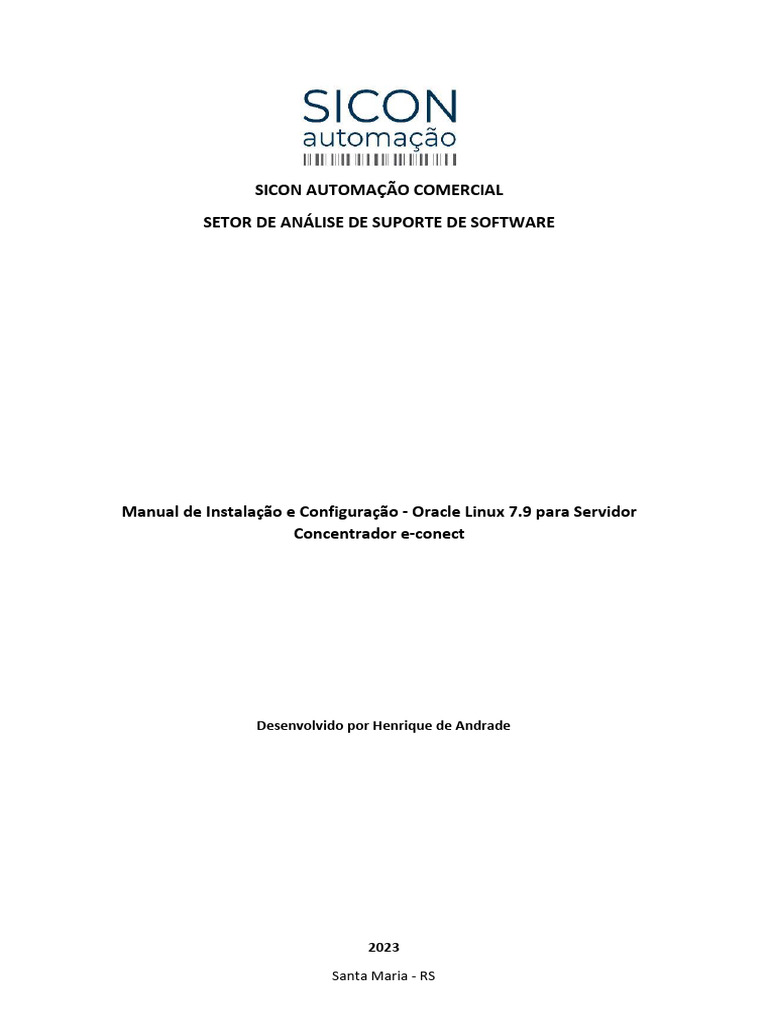 Instalação Oracle Linux 7.9 e Configuração | PDF | Inicialização ...