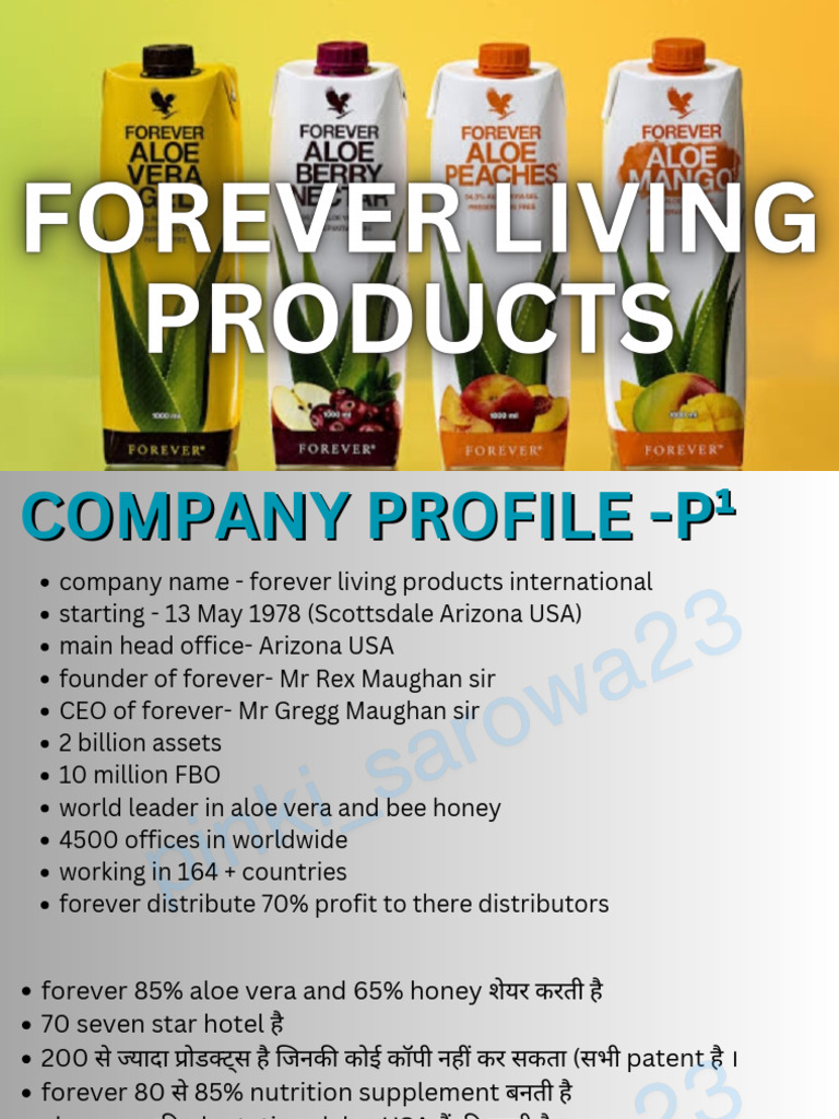 Forever Living Products (P ) | PDF