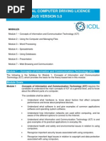 ICDL Syllabus Version 5.0