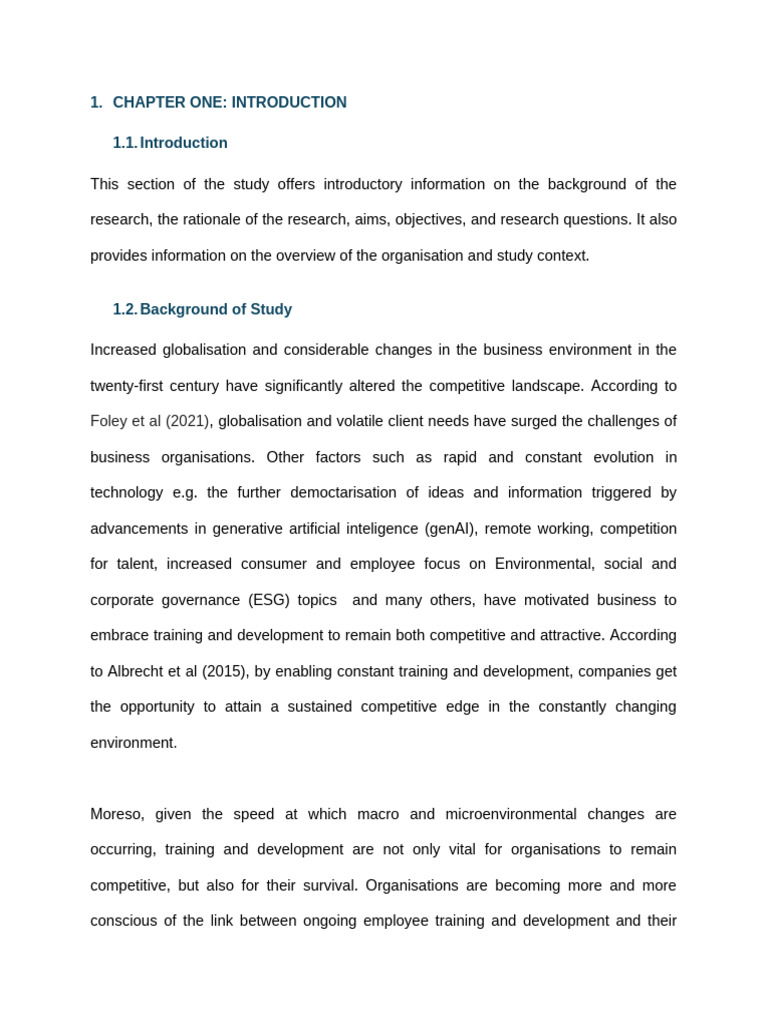 Impact of Training on Employee Performance | PDF | Methodology ...