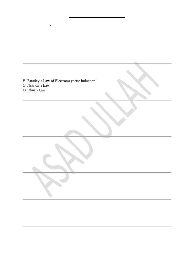 Electrical Transformer Mcq S Pdf Transformer Electromagnetism