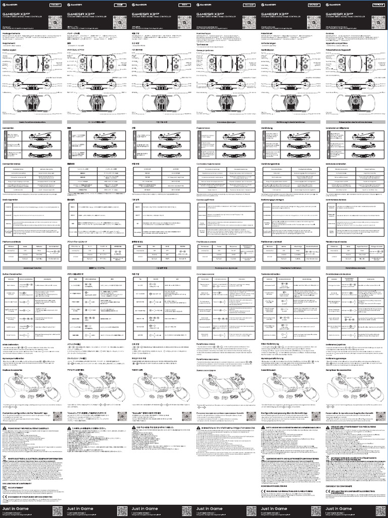 GameSir X3 Pro Manual | PDF