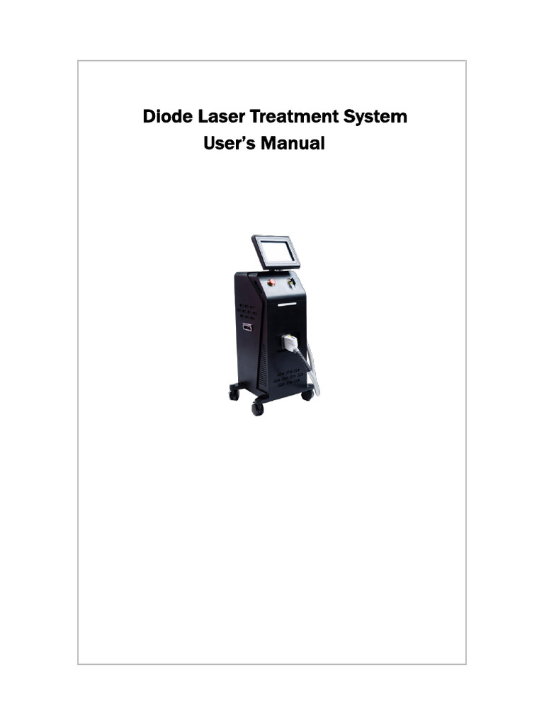 808nm Diode Laser User Manual | PDF | Ac Power Plugs And Sockets ...