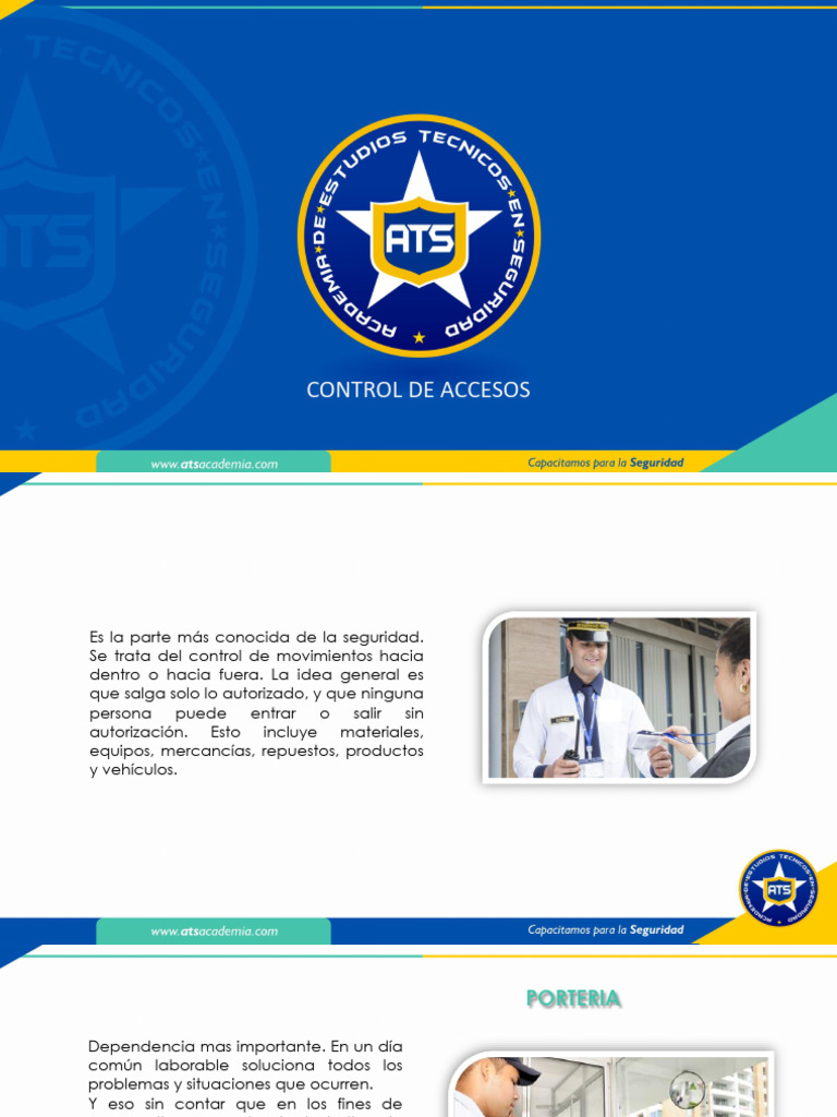 Control de Acceso en Seguridad Privada | PDF