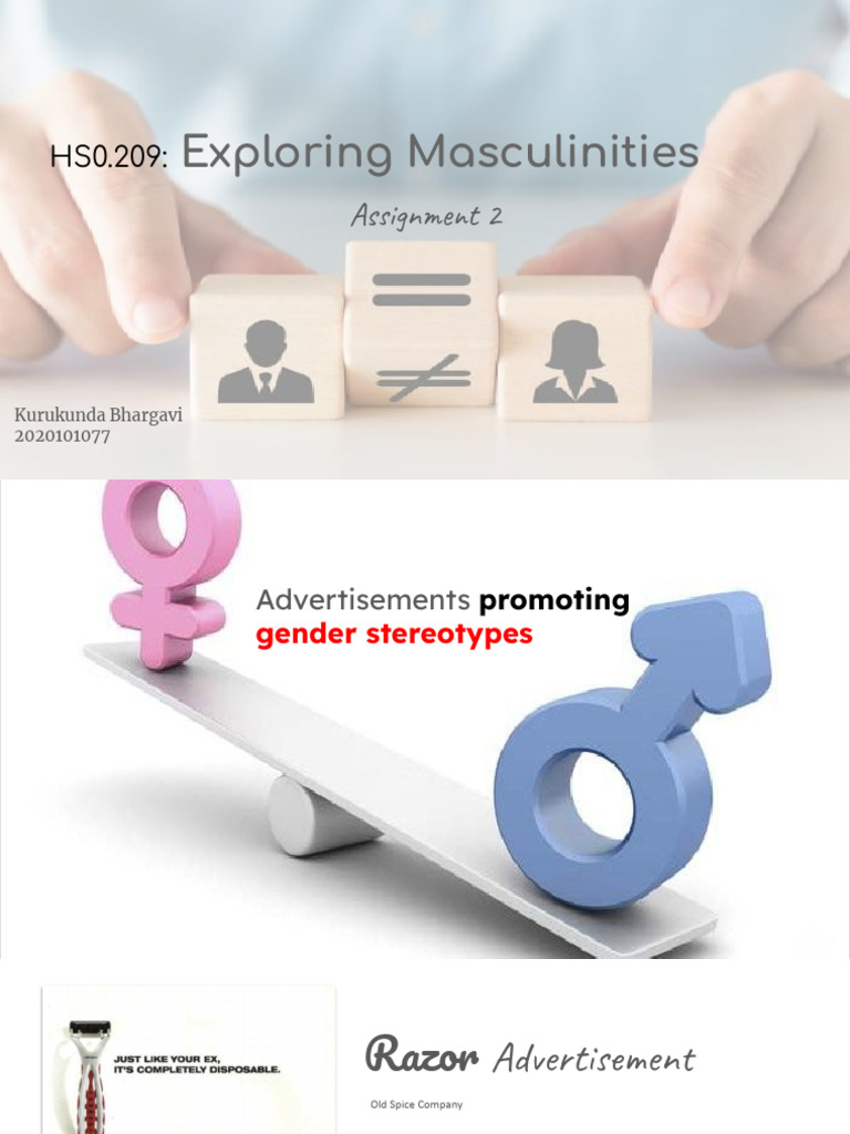 Gender Stereotypes in Advertising Analysis | PDF | Masculinity | Gender ...