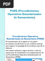 Formatos POES: Procedimientos Estándar | PDF