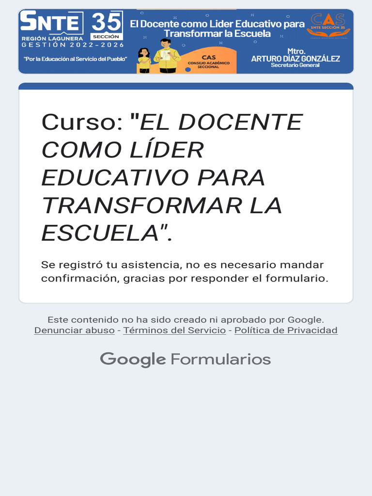 Curso EL DOCENTE COMO LÍDER EDUCATIVO PARA TRANSFORMAR LA ESCUELA | PDF