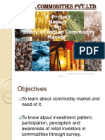 Study of Indian Commodity Market