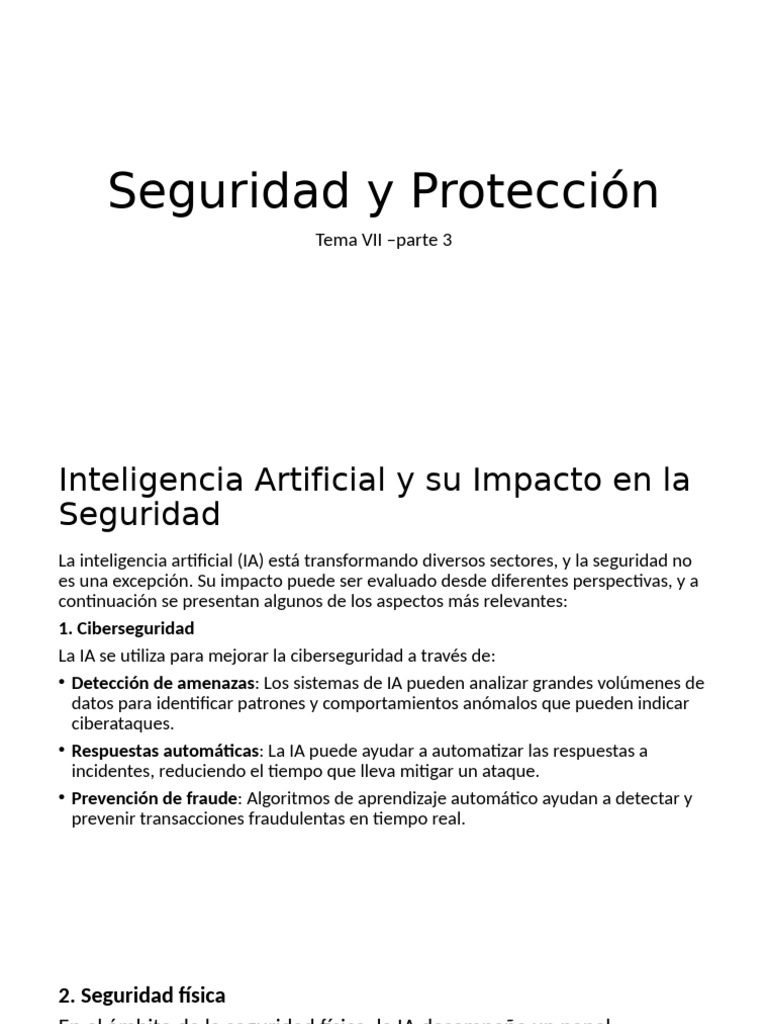 IA y Seguridad: Retos y Soluciones | PDF | Internet de las Cosas ...