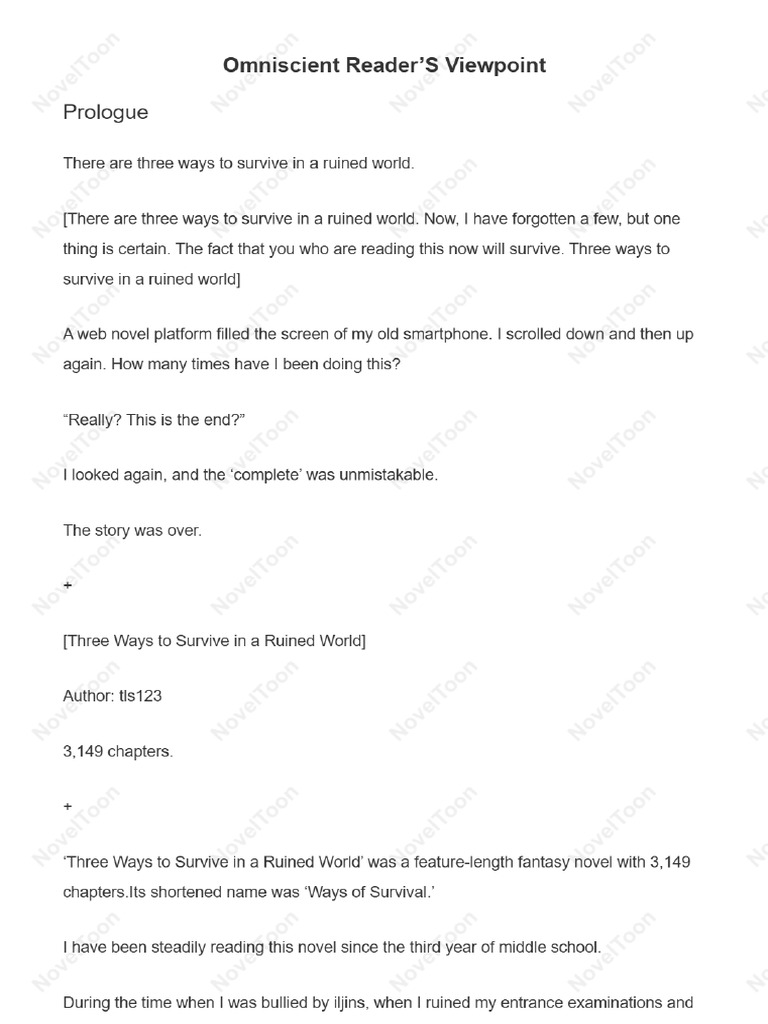 Omniscient Reader's Viewpoint PDF