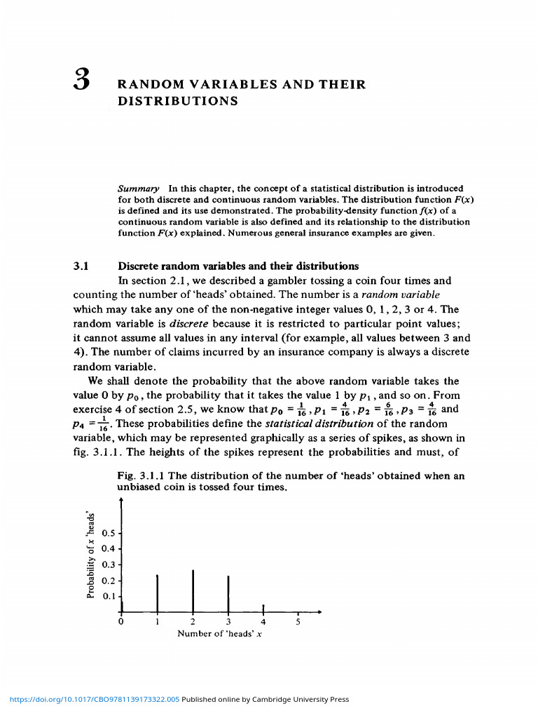 07.0 PP 34 51 Random Variables and Their Distributions | PDF ...