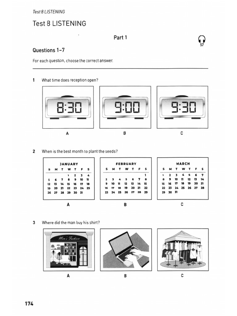 Listening Practice (Test 8) | PDF