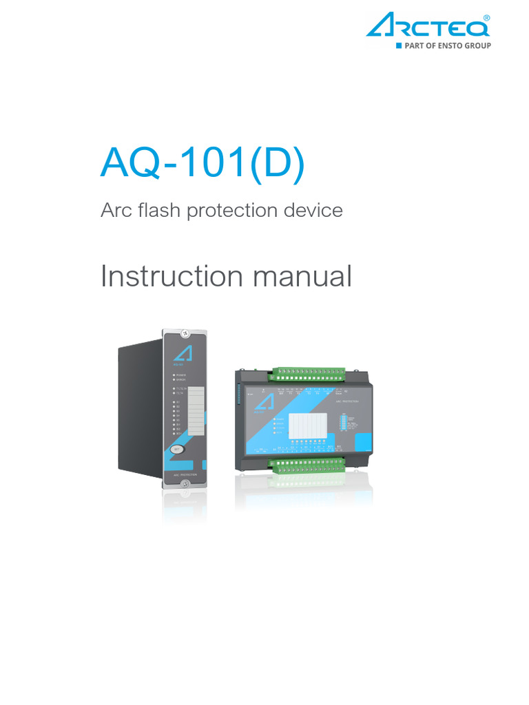 Arc Flash Protection Device Manual | PDF | Relay | Power Supply