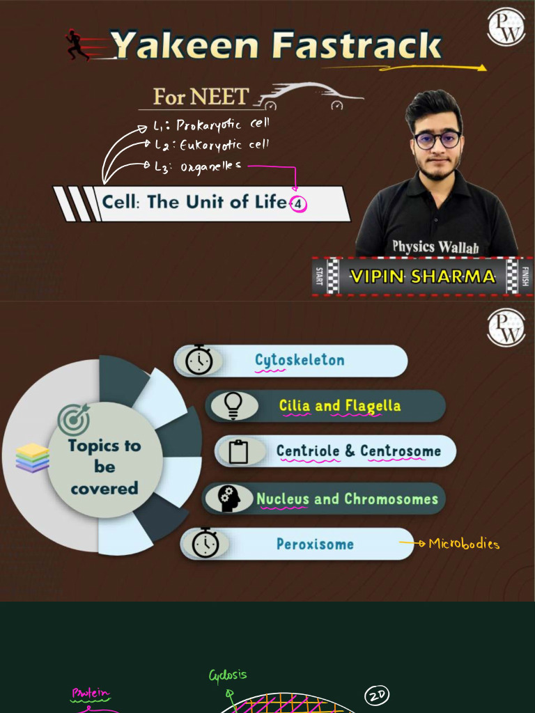 Cell The Unit of Life 04 Class Notes Yakeen Fastrack ...