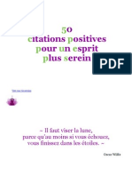 50 Citations Positives Pour Un Esprit Plus Serein